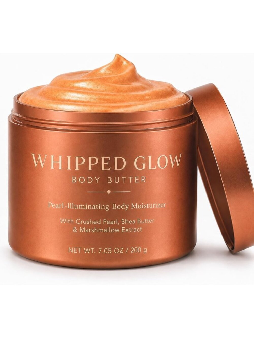 Pearl-Illuminating Whipped Body Butter, Shea & Marshmallow, Soft Radiant Glow